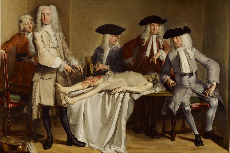 The Anatomy Lesson of Dr Willem Röell (1728), Cornelis Troost. Amsterdam Museum