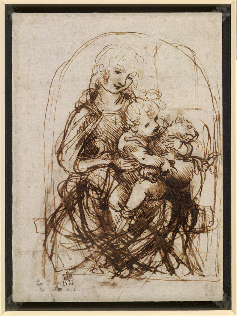 Leonardo da Vinci the virgin and christ child