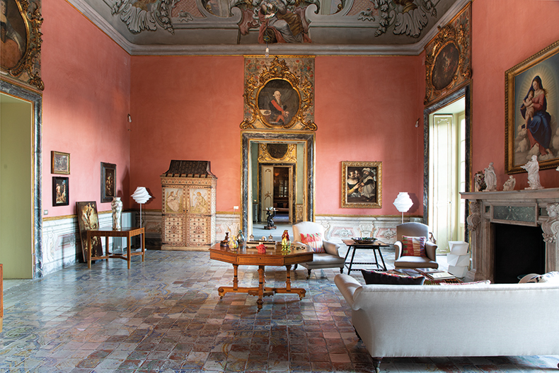 The Pink Room at Palazzo Butera