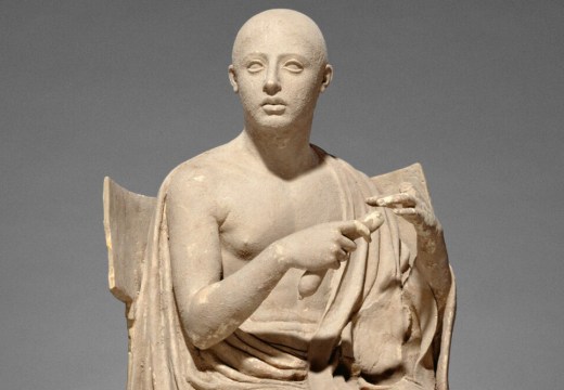 , from the group known as Orpheus and the Sirens (350–300 BC), southern Italy.