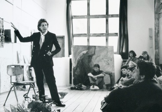 Helen Frankenthaler studio visit