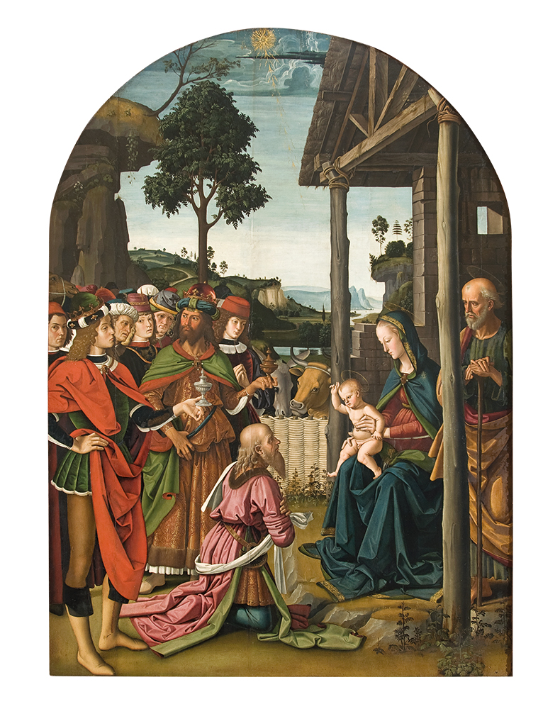 Adoration of the Magi (1475), Perugino (Pietro di Cristoforo Vannucci). Galleria Nazionale dell’Umbria, Perugia