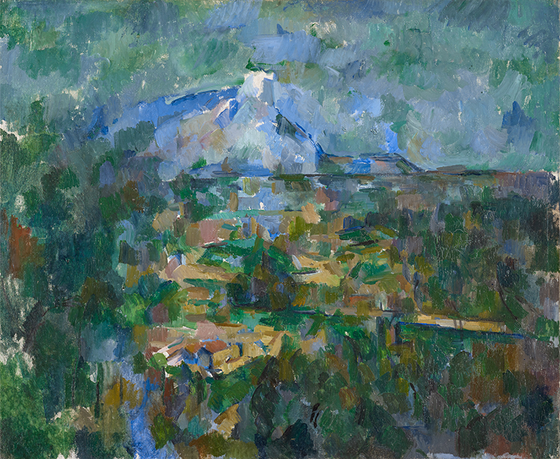 Mont Sainte-Victoire, Seen from Les Lauves by Cezanne