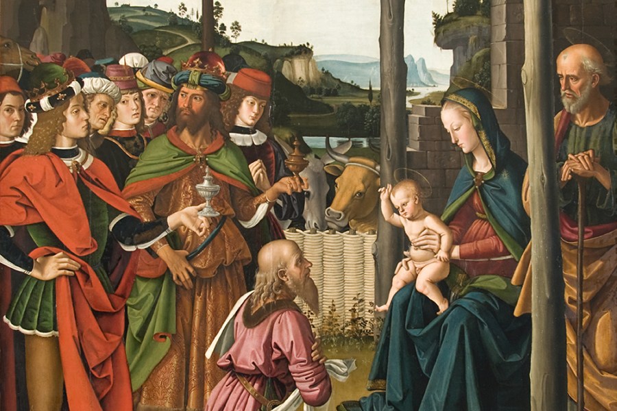 Adoration of the Magi by Perugino