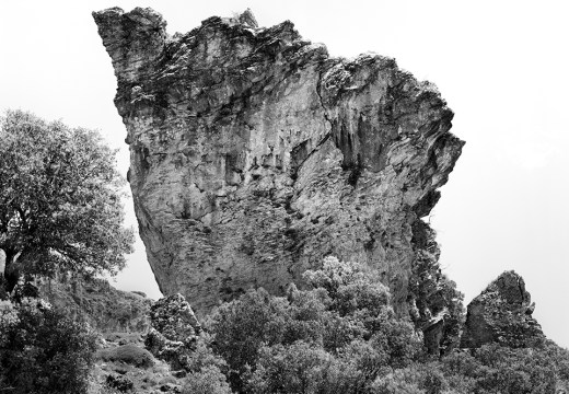 Rock slump from the cliffs of Sarikaya, near Yesilbaskoy. In antiquity, Sarikya was one of the main limestone quarries providing ancient Sagalossos with stone building materials.