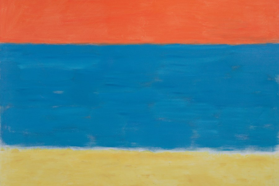 Milton Avery Blue Sea, Red Sky