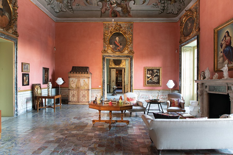 The Pink Room at Palazzo Butera