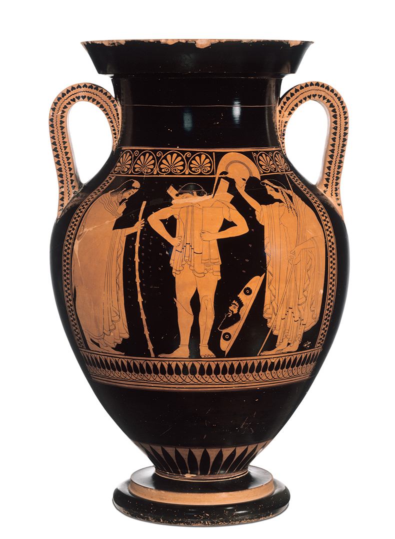 Amphora (c. 510–500 BC), Euthymides. Photo: Renate Kühling; © Staatliche Antikensammlungen und Glyptothek München