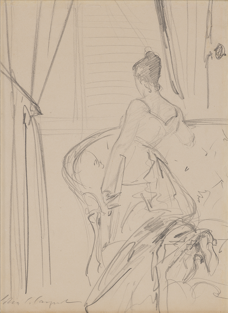 Virginie Amélie Avegno, Madame Gautreau (Madame X(c. 1884), John Singer Sargent. Frick Collection, New York (promised gift from Elizabeth and Jean-Marie Eveillard)