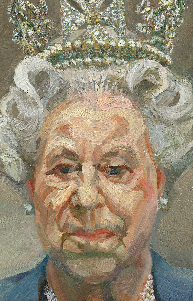 Lucian Freud queen portait