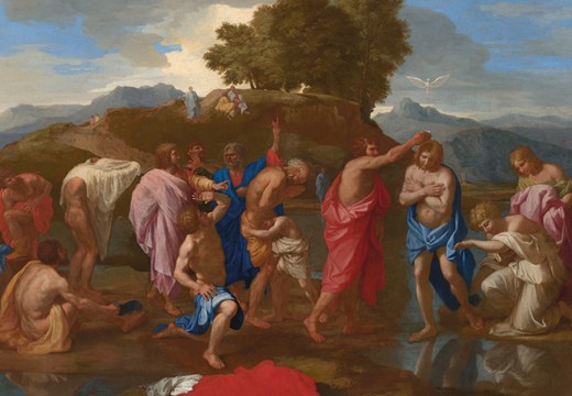 The Baptism of Christ Poussin