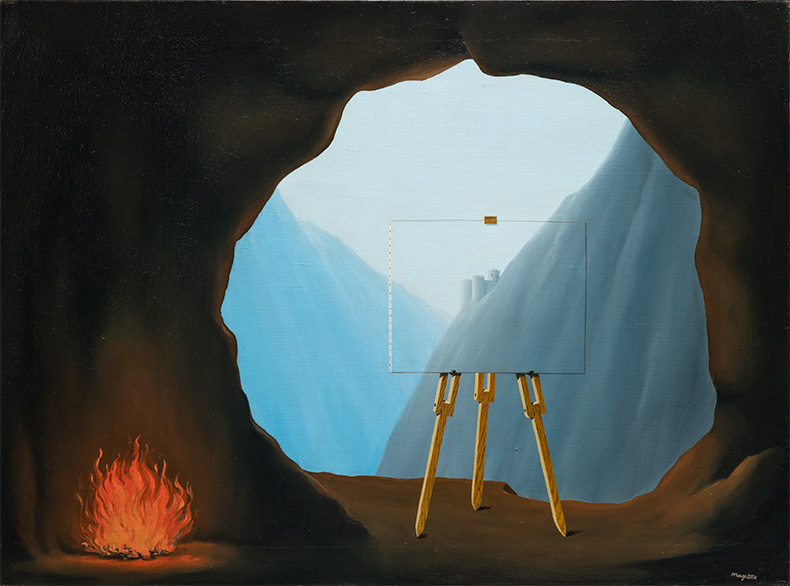 La Condition Humaine (1935), René Magritte.