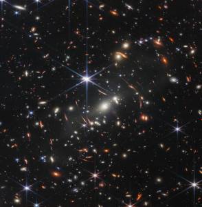 Webb’s First Deep Field, an image of galaxy cluster SMACS 0723.