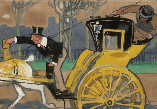 Design for Colmans Mustard ad (1890s), Alfred Munnings. © the Estate of Sir Alfred Munnings