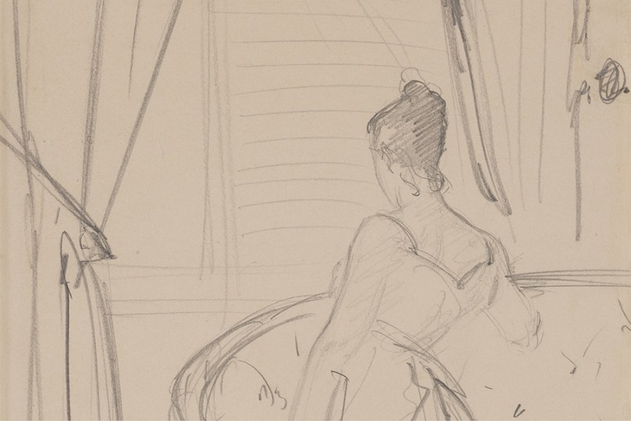 Virginie Amélie Avegno, Madame Gautreau (Madame X) (detail; c. 1884), John Singer Sargent. Frick Collection, New York (promised gift from Elizabeth and Jean-Marie Eveillard)