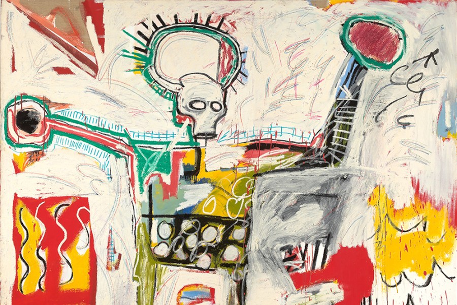 Untitled (detail; 1982) Jean-Michel Basquiat. Collection Museum Boijmans Van Beuningen, Rotterdam.
