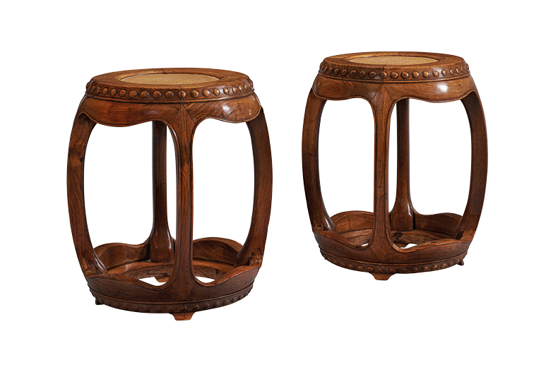 A pair of drumstools (17th century), China. Christie’s New York, $1.5m