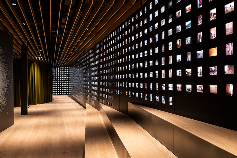 Inside the Albert Kahn Museum in Paris.