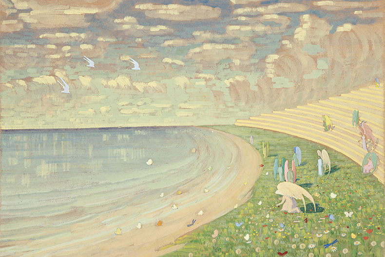 Angels (Paradise) (1909), M.K. Čiurlionis.