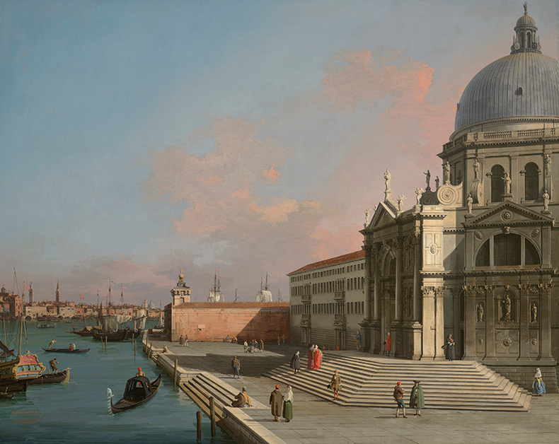Venice, the Grand Canal looking East with Santa Maria della Salute (c. 1750), Canaletto. Christie’s New York ($6m–$10m)
