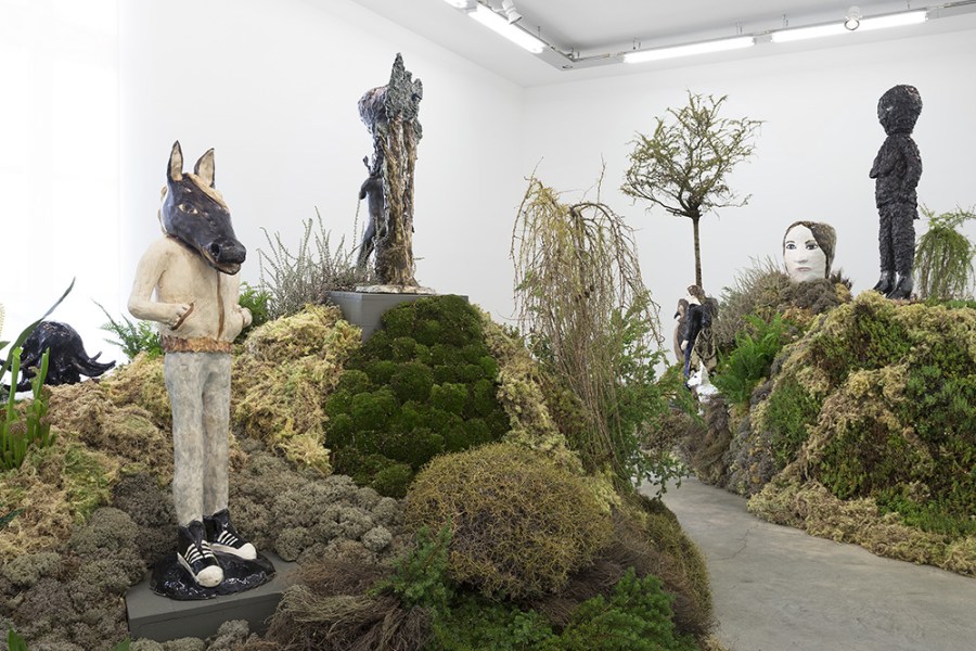 Installation view of 'Klara Kristalova: Camouflage'