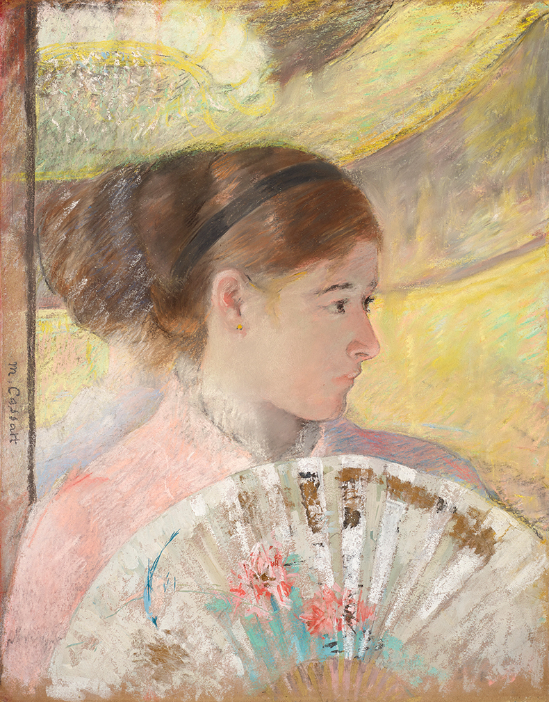 Young Lady in a Loge Gazing to the Right Mary Cassatt