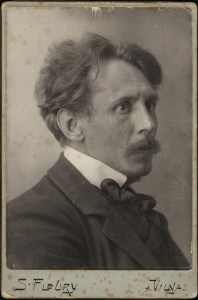 M.K. Čiurlionis, photographed by S. Fleury in 1908. Courtesy M.K. Čiurlionis Museum of Art, Kaunas