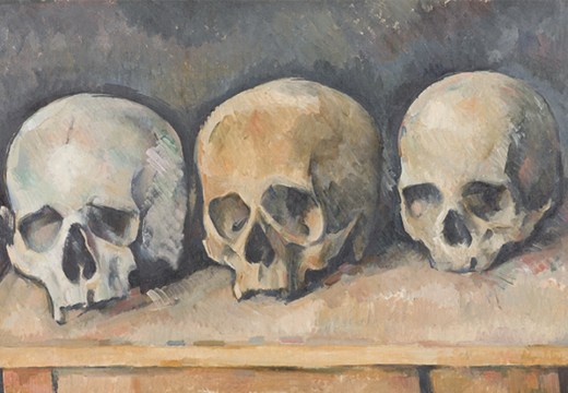 Cézanne The Three Skulls