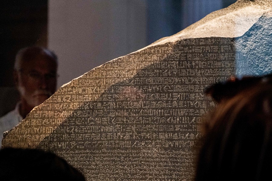 The Rosetta Stone in the British Museum