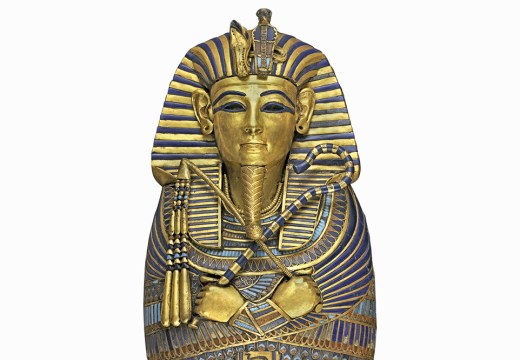 Miniature canopic coffin from the tomb of Tutankhamun