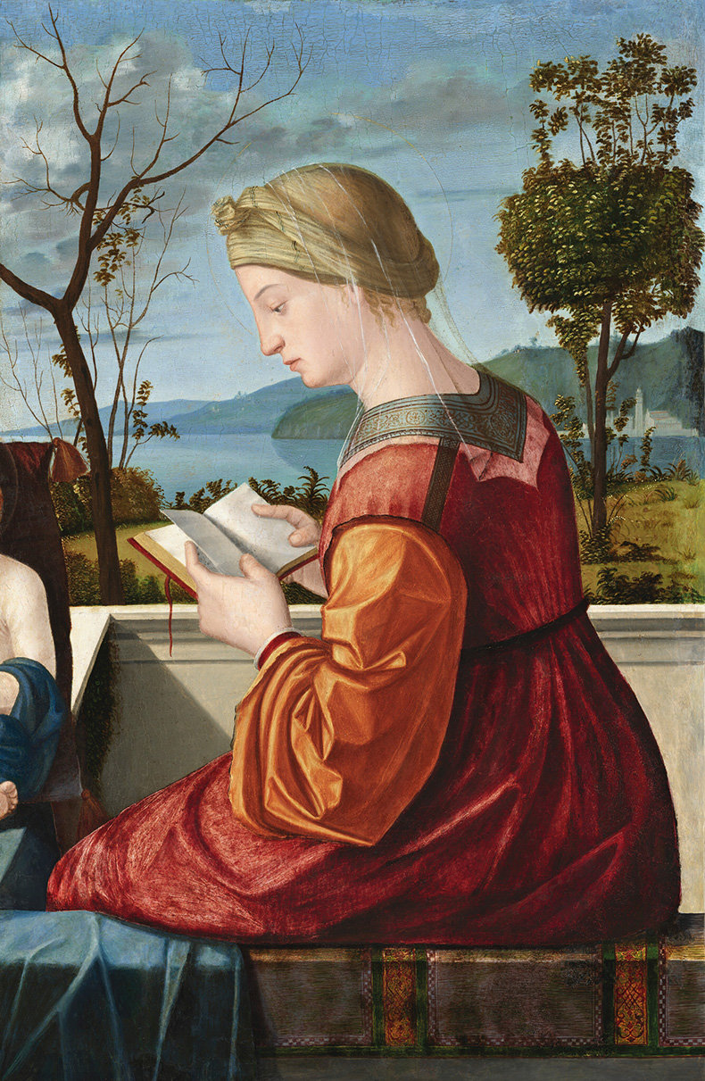 Virgin Reading (c. 1510), Vittore Carpaccio. National Gallery of Art, Washington, D.C.