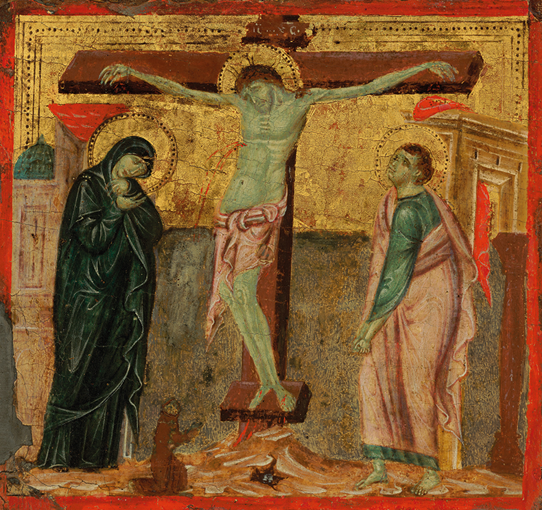 The Crucifixion (c. 1290), Master of the Dotto Chapel. Christie’s London (£250,000–£350,000)