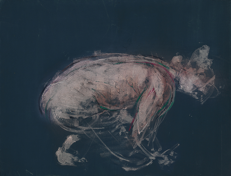 Crouching Figure (1955–56), Denis Wirth-Miller. 