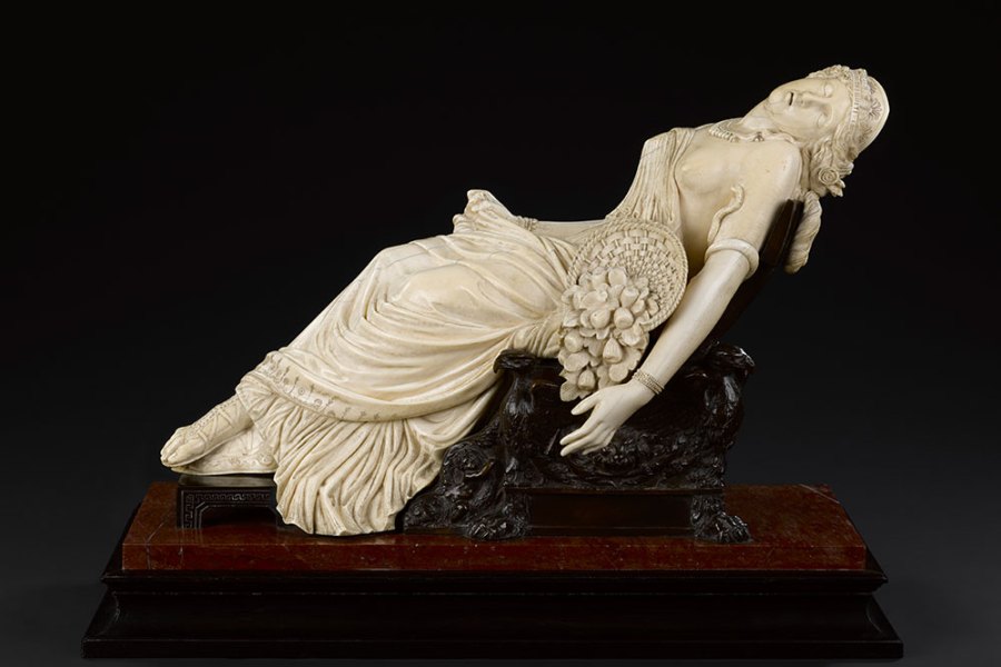 Cleopatra Dying (1859), Henri Baron de Triqueti.