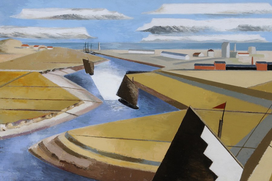 The Rye Marshes, East Sussex (1932), Paul Nash. Hull Museums Collection