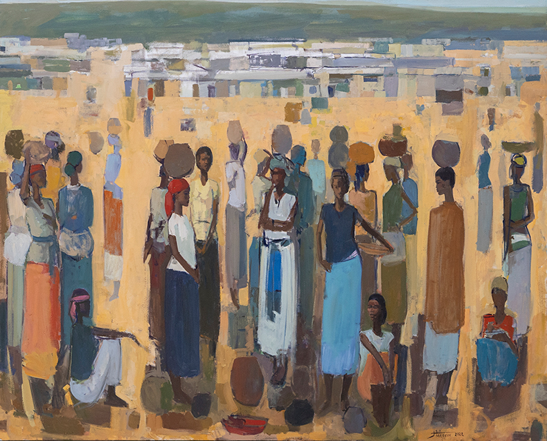 Column of Rhythm (2022), Tadesse Mesfin.
