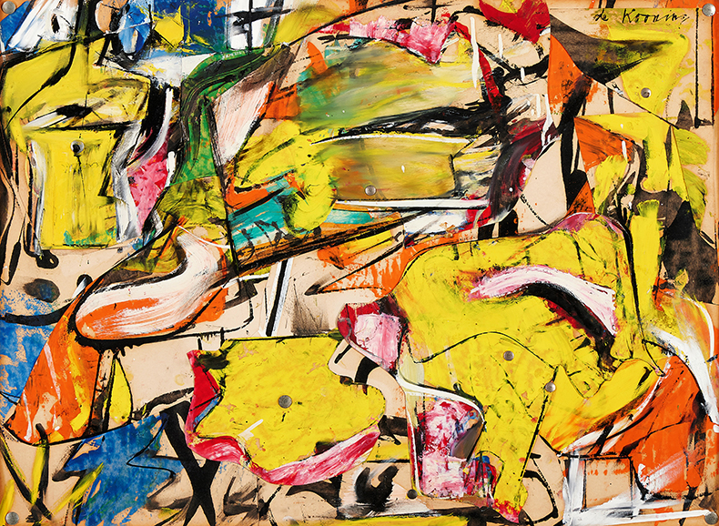 Collage (1950), Willem De Kooning. Sotheby’s New York (est. $18m–$25m)