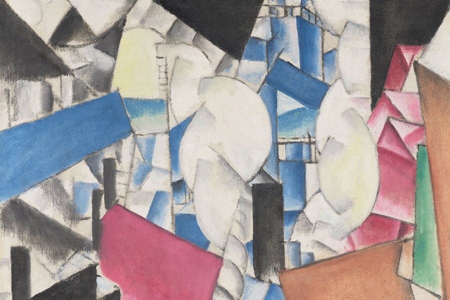 Les fumées sur les toits (1911–12), Fernand Léger. Triton Collection Foundation.