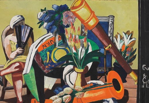 (detail; 1927), Max Beckmann. Pinakothek der Moderne, Munich.