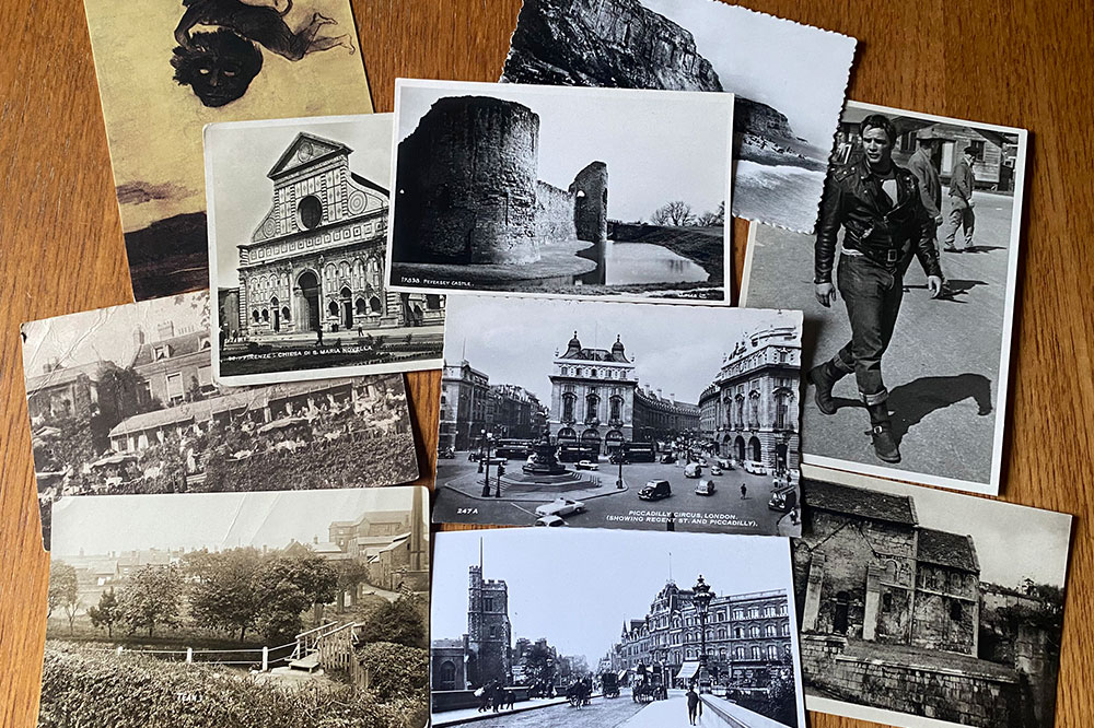 What's the point of old postcards?