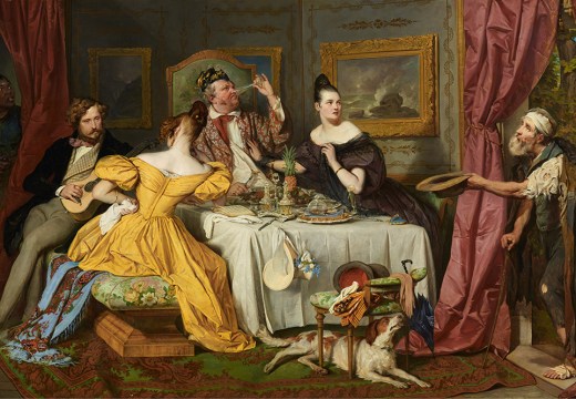 The Rich Glutton (1836), Josef Danhauser. Collection Rudolf Arthaber