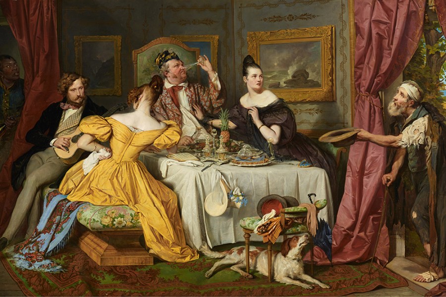 The Rich Glutton (1836), Josef Danhauser. Collection Rudolf Arthaber