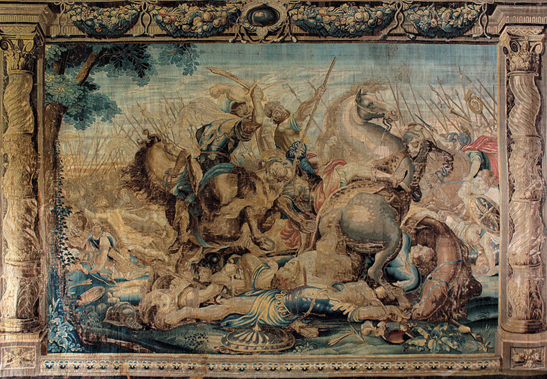 The Death of Decius Mus tapestry
