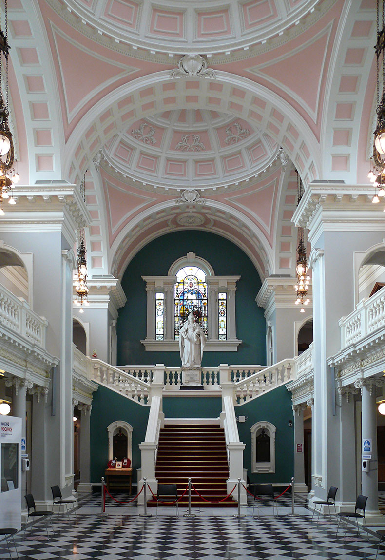 interior of Woolwich Town Hall