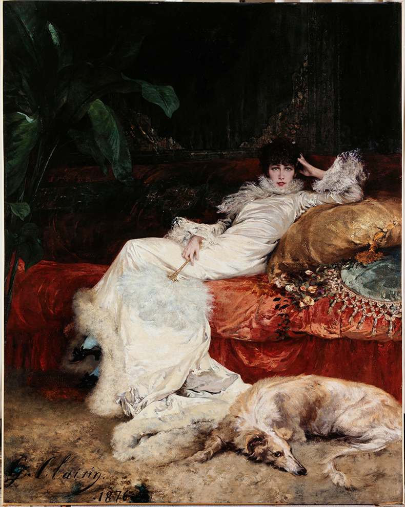 Portrait of Sarah Bernhardt (1876), Georges Clairin.