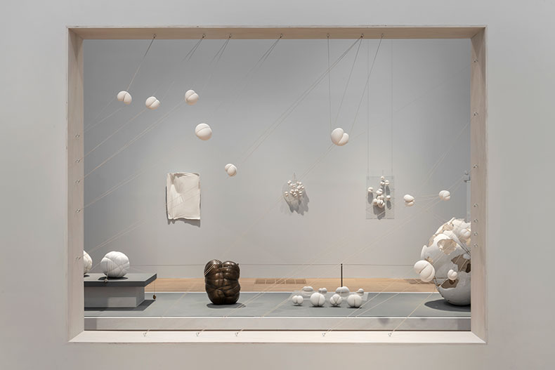 Installation view of ’Maria Bartuszová’ at Tate Modern, London, in 2022. Photo: © Tate/Joe Humphrys