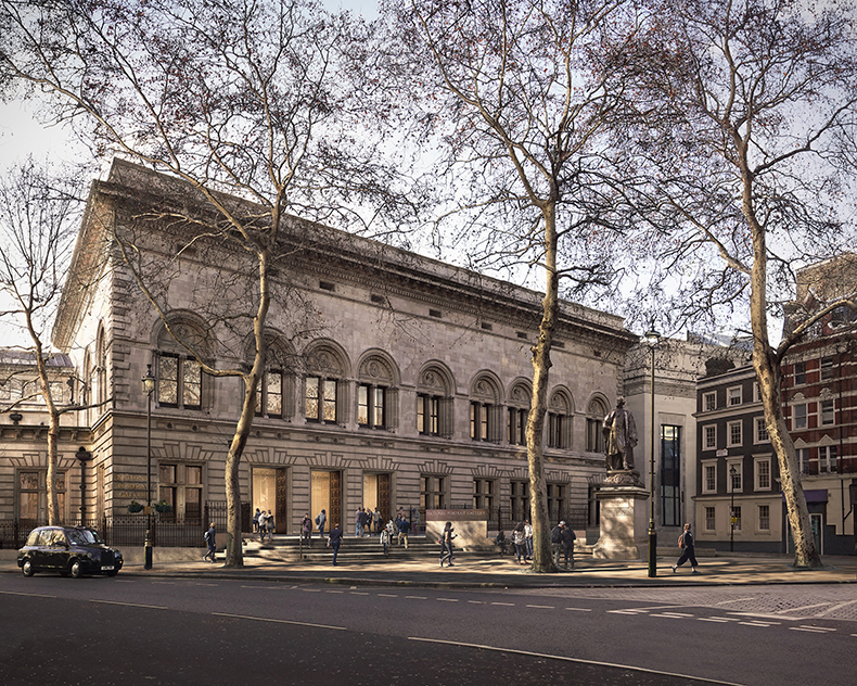 Proposed National Portrait Gallery forecourt