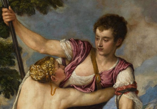 Venus and Adonis (detail; 1555–57), Titian and workshop. Sotheby's London (est. £8m–£12m)