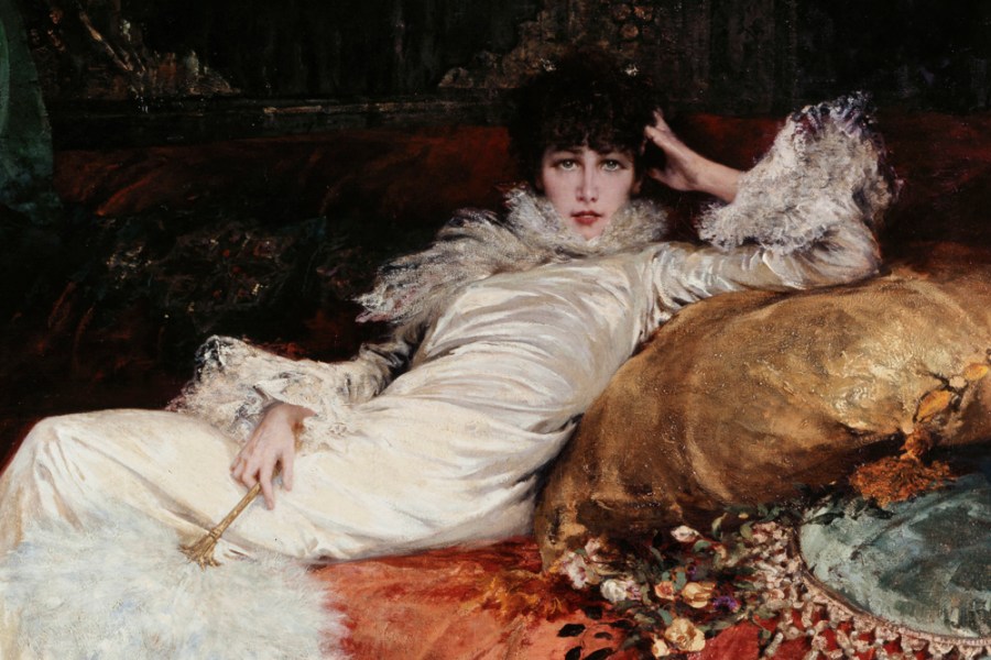 Portrait of Sarah Bernhardt (detail; 1876), Georges Clairin.