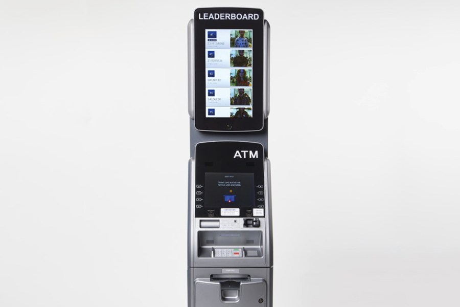 ATM Leaderboard (2022), MSCHF. Photo: Pauline Shapiro; courtesy MSCHF and Perrotin